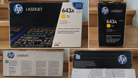 Оригінальний картридж HP 643A Q5952A Yellow для LaserJet 4700 — у коробці