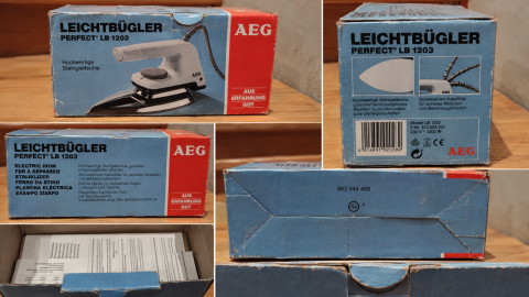 Праска AEG Perfect LB 1203 з оригінальною коробкою