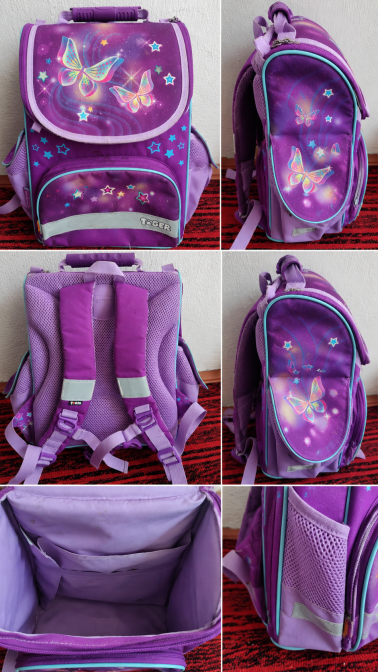 🎒 Шкільний рюкзак TIGER з метеликами