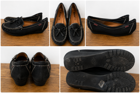 Жіночі чорні мокасини Comfort, розмір 39